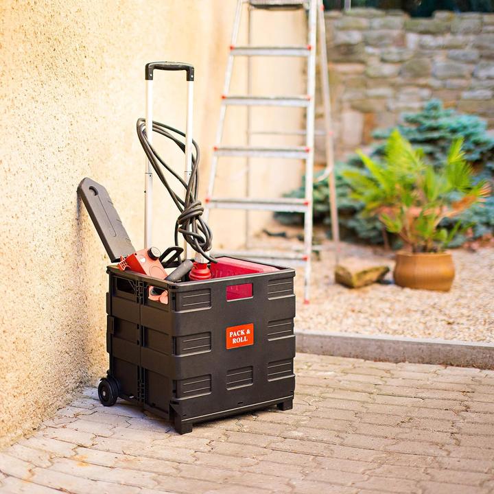 Produktbild Relaxdays Klappbarer Einkaufstrolley 2er-Set (bis 35 kg)