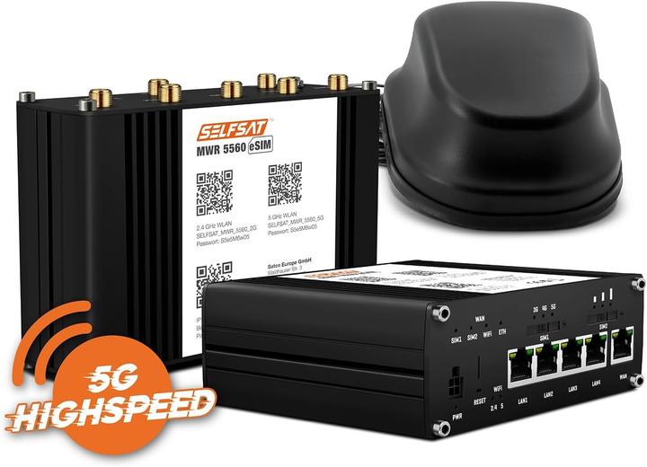 Produktbild Selfsat Router MWR 5560 eSIM 5G WLAN