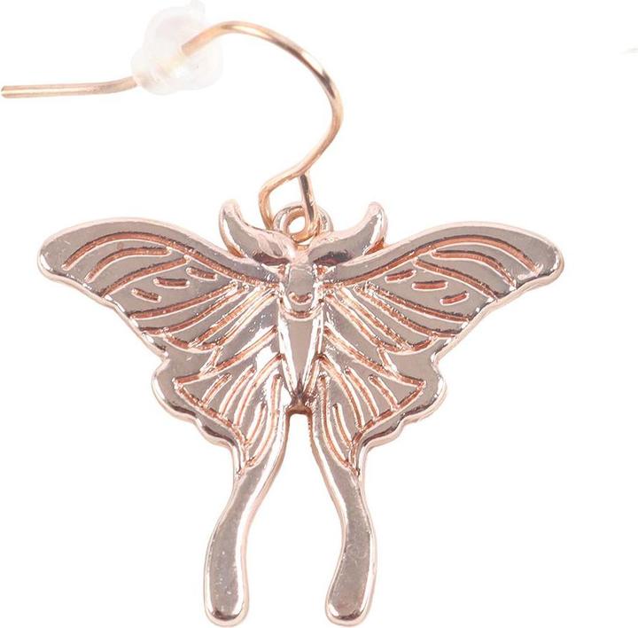 Actual product image Something Different Luna Moth Earrings (100% synthetic material)