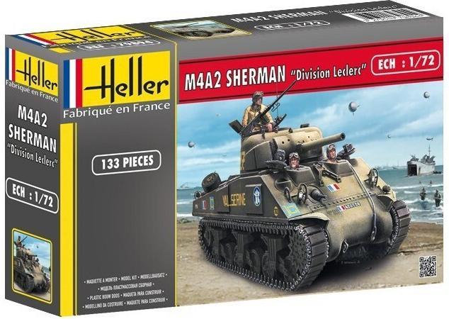 Actual product image Heller M4A2 Sherman "Division Leclerc" (deco.FR