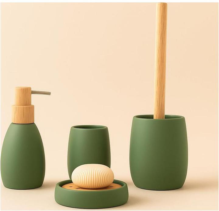 Produktbild Steinbach Sven Polyresin Wc Garnitur Pastellgrün