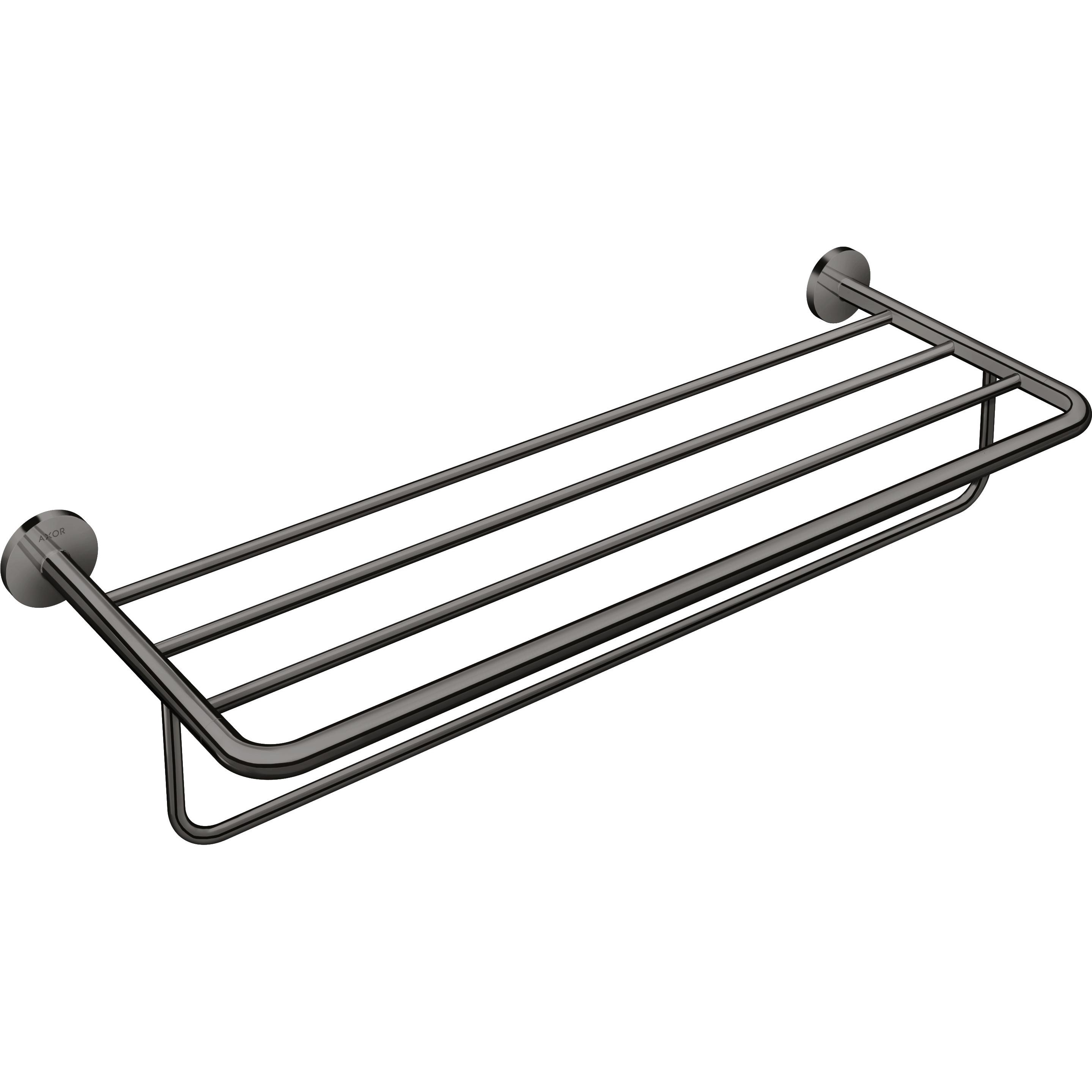 hansgrohe, Handtuchhalter + Handtuchhaken, Handtuchablage Axor Universal Circular polished black chrome