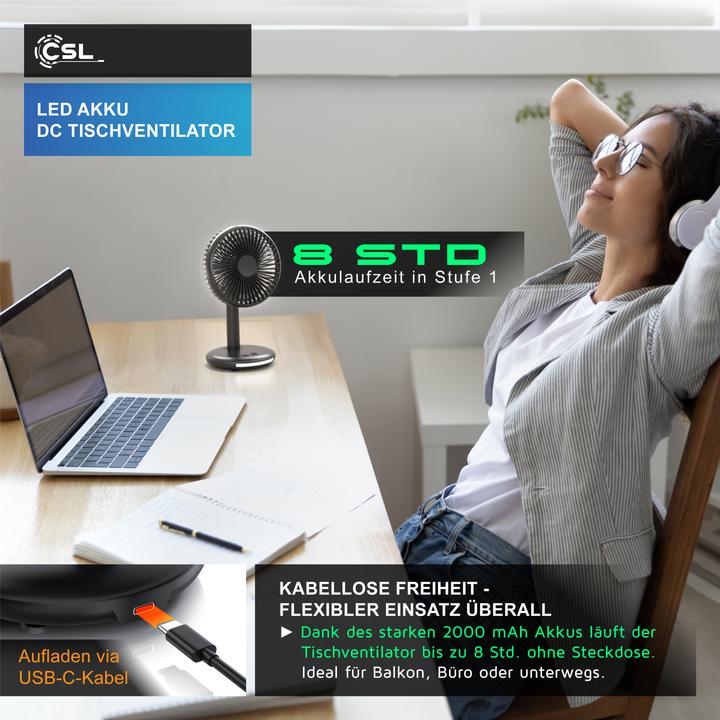 Produktbild CSL USB Mini Desk Fan (46.50 dB)
