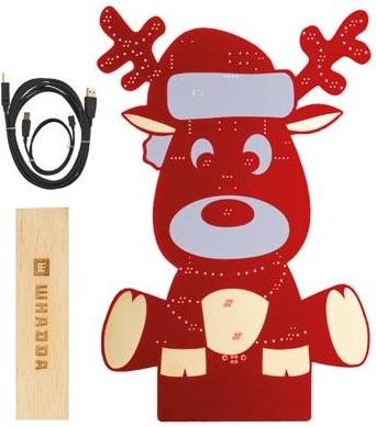 Actual product image Whadda WPXL102 LED Kit Rudolf XL preassembled programming kit - red version