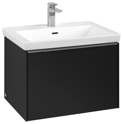 Aluminium glossy, Volcano Black