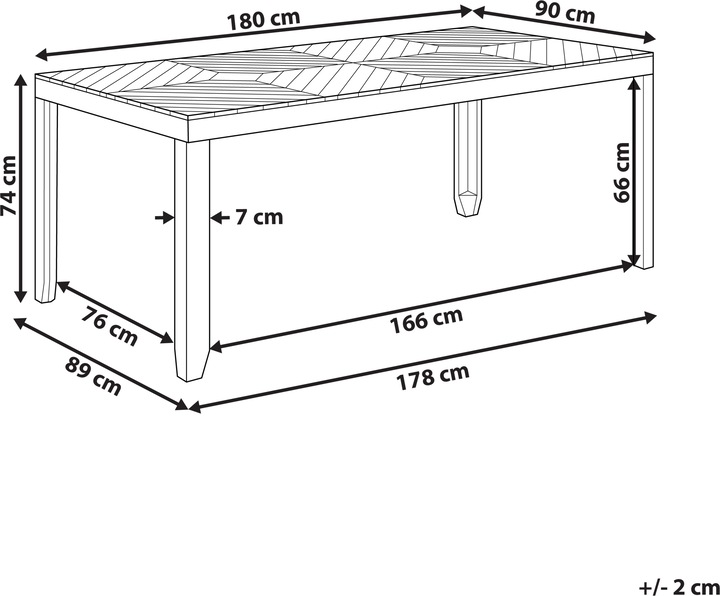 Actual product image Beliani Baratti (180 cm)