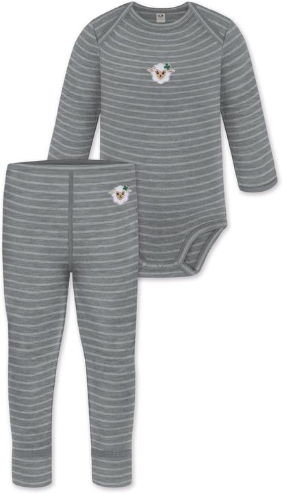 Image du produit Normani Body Mérinos manches longues et pantalon Mérinos bébé - 9581 (56)