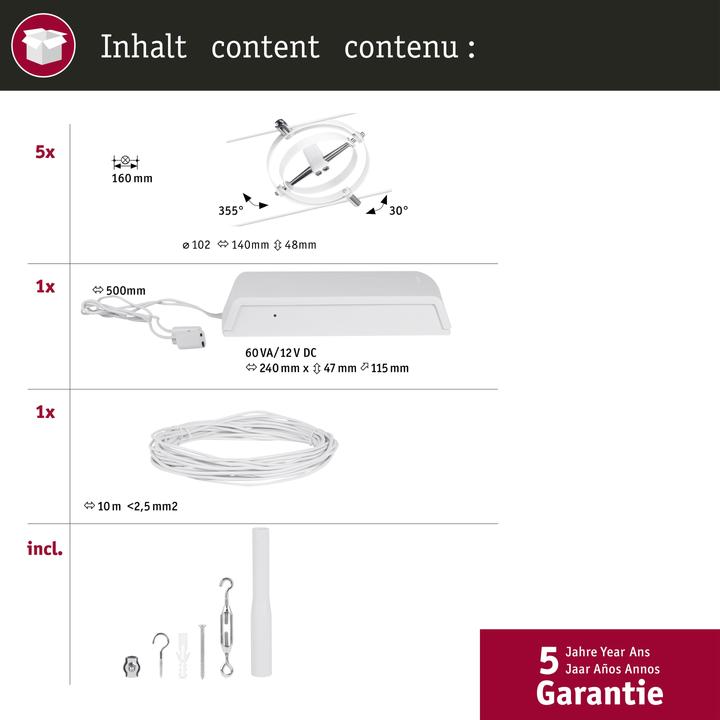 Produktbild Paulmann Wire System Cardan (GU5.3)