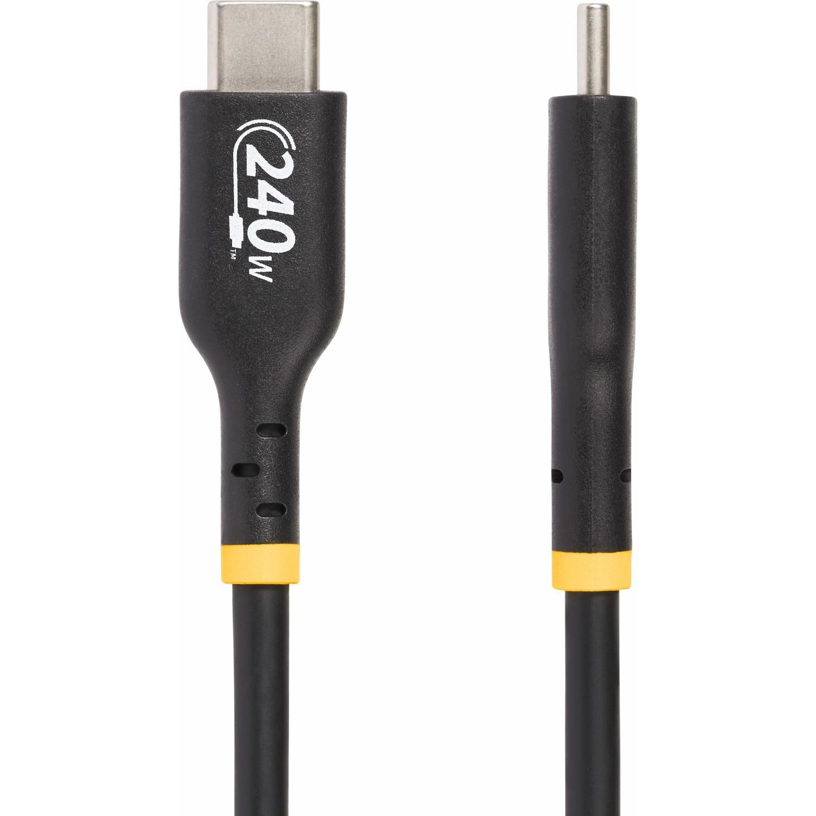 Thumbnail - StarTech COM 6ft USB-C Charging Cable USB-IF Certified USB C Cable 240W PD EPR USB 2.0 Type-C Laptop (1.80 m, USB 2.0), ...