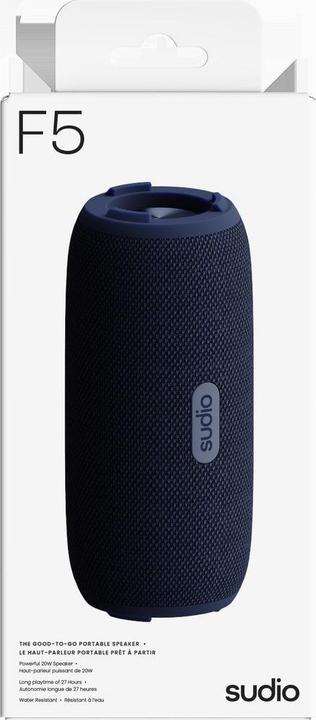 Image du produit Sudio F5 Portable Speaker 20W (27 h)