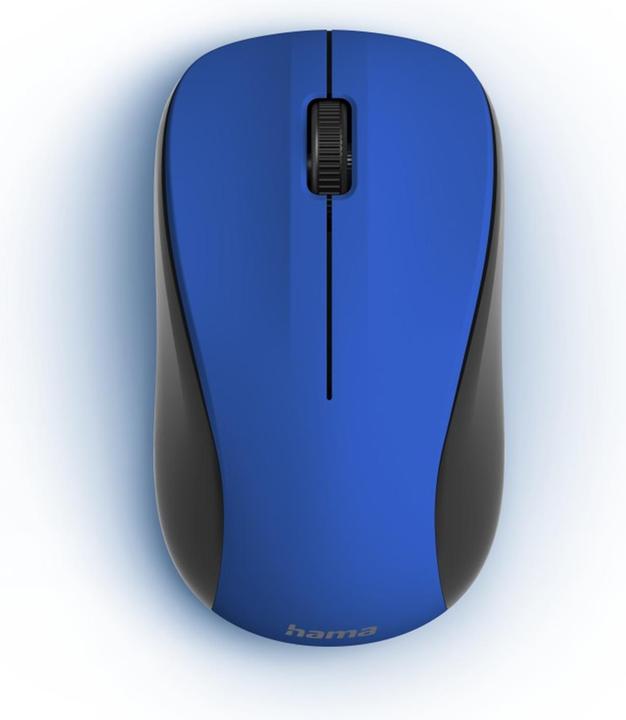 Image du produit Hama Souris sans fil à 3 boutons MW-300 V2 bleue (Sans fil)