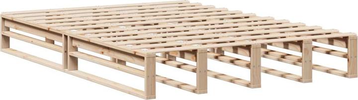 Image du produit vidaXL Bett mit Regal (135 x 190 cm)