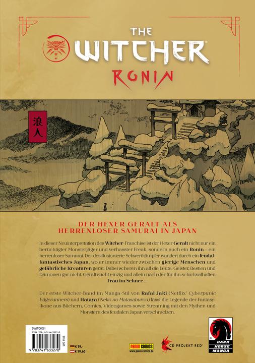 Actual product image Panini The Witcher: Ronin - Der Manga (German, Hataya, Rafal Jaki, 2023)