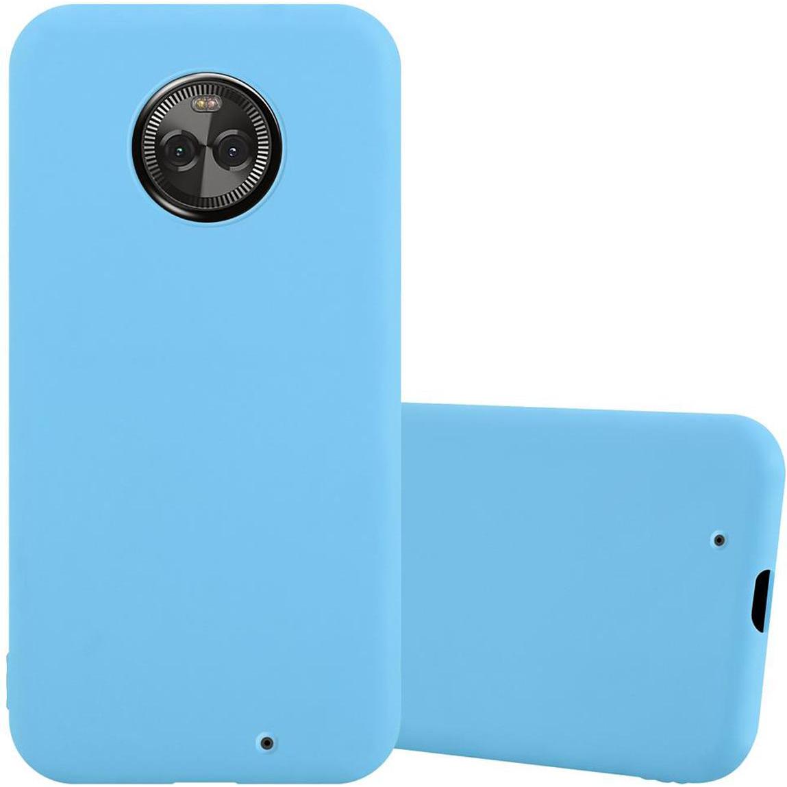 Thumbnail - Cadorabo TPU Candy Cover (Motorola Moto X4), Smartphone Hülle, Blau