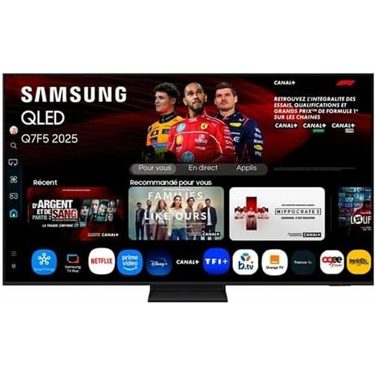 Samsung TQ75Q7F5AU (75", Q7F, QLED, 4K, 2025), TV, Schwarz