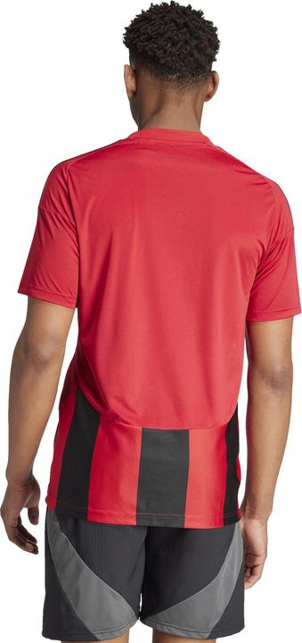 Actual product image No Name Koszulka męska adidas Striped 24 Jersey czerwono-czarna IW4556 M (M)