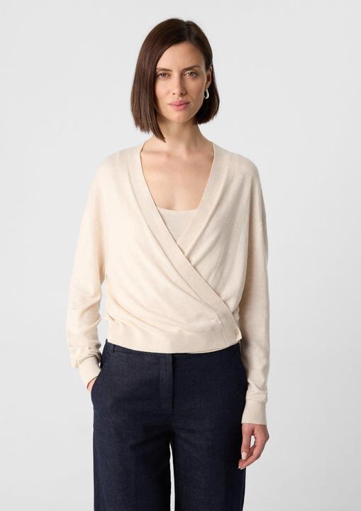 Produktbild Comma Strickjacke Wickel-Cardigan aus Feinstrick (M)