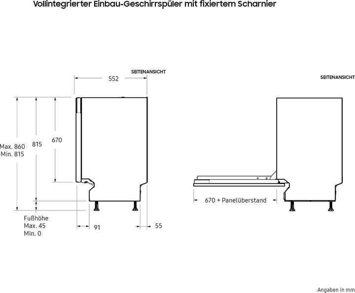 Actual product image Samsung DW60BG750B00ET