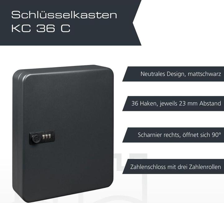 Actual product image Burg Wächter Key box with combination lock KC 36 C