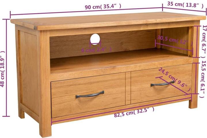 Immagine prodotto vidaXL TV-Schrank (35 x 35 x 48 cm)