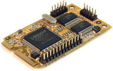 Produktbild StarTech .com 2 Seriell RS232 / 1 Parallel DB25 Kombo Mini PCI Express Schnittstellenkarte