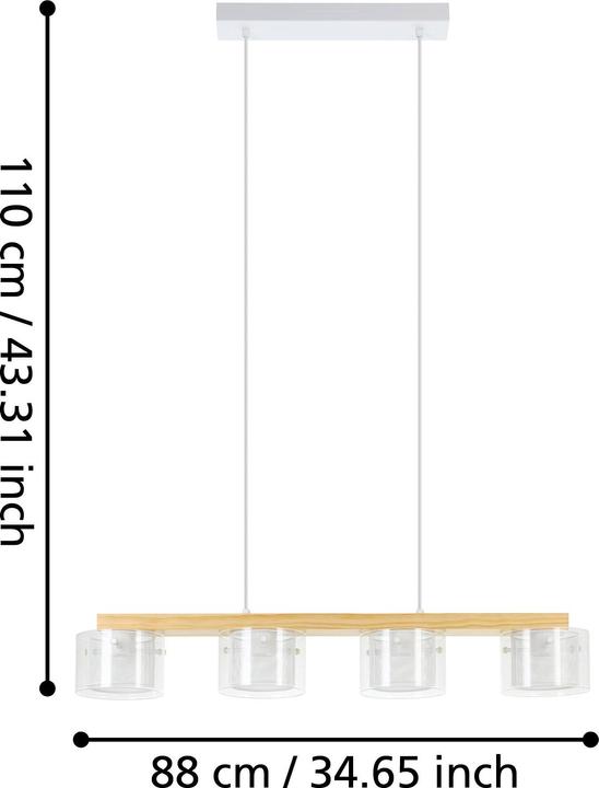 Actual product image EGLO connect.z PORTICO-Z (2200 lm)