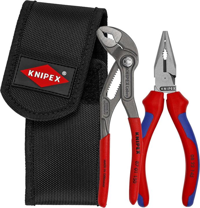 Productafbeelding Knipex Elektronische tangenset met gereedschap voor het werken aan elektronische componenten 00 20 16 P (130 mm)
