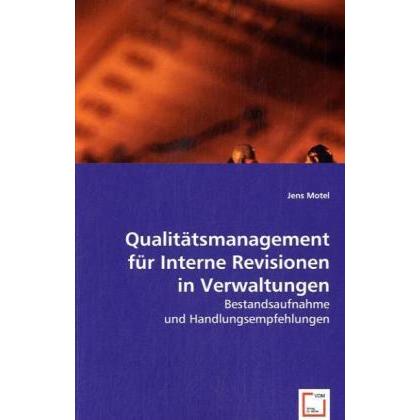 Qualitätsmanagement für Interne Revisionen in Verwaltungen, Fachbücher