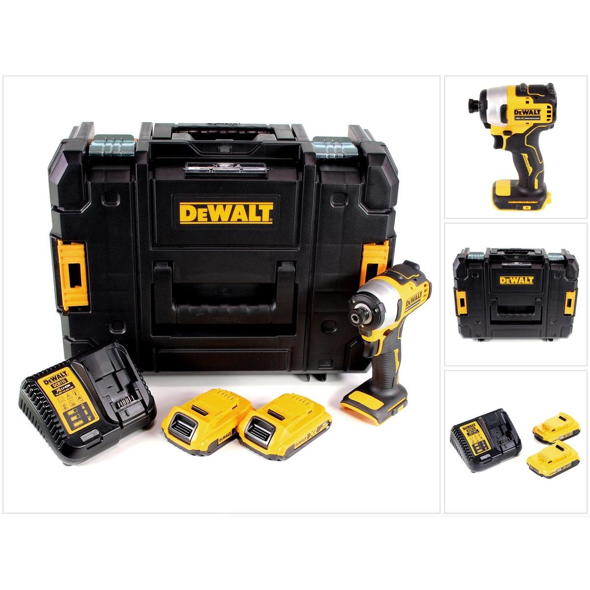DeWalt, Bohrmaschine + Akkuschrauber, DCF809D2T-QW (Akkubetrieb)