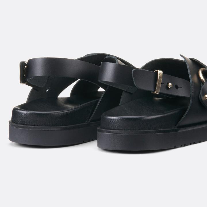 Actual product image La Redoute Collections Kreuzsandalen aus Glattleder (41)