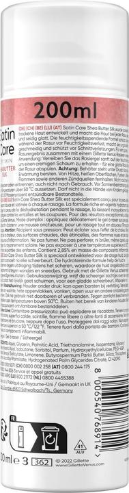 Actual product image Gillette Satin Care (200 ml, Shaving gel)