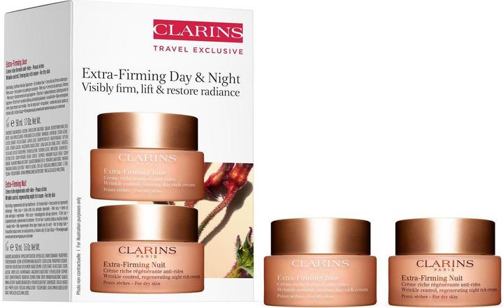 Clarins Extra-Firming Day and Night Skin Care Gift Set (Gesichtspflege Set)