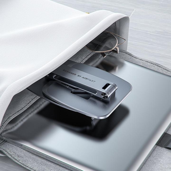 Actual product image Acefast foldable stand/phone holder gray (E13)