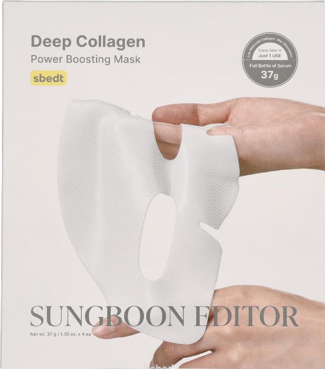 Produktbild Sungboon Editor Deep Collagen Power Boosting Mask 37g - Pack of 4
