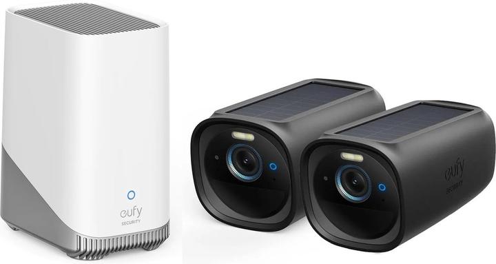 Produktbild eufy CAM 3 4K Wireless Sicherheitssatz - einschliesslich Homebasis 3 und 2 Solarkameras inkl.