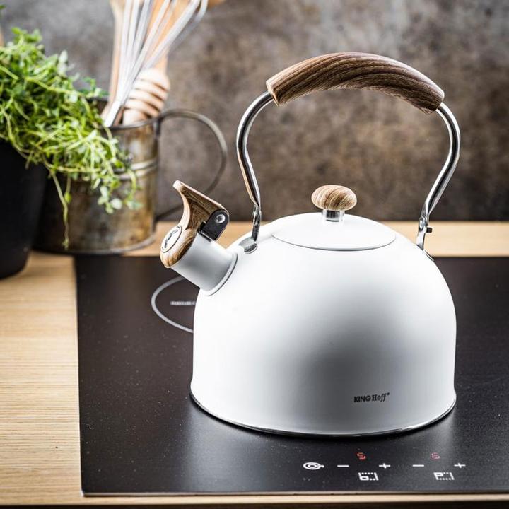 Image du produit Kinghoff Wasserkessel, weiss, 2,5 l (2.50 l)