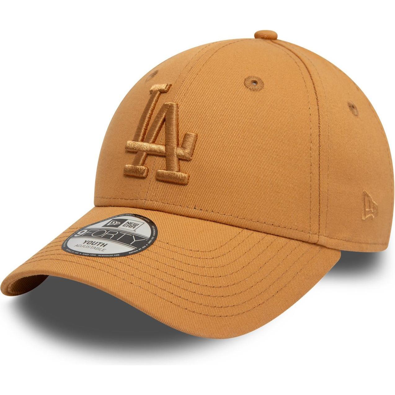 New Era, Jungen, Cap, 9Forty Kinder Jugend Cap - Los Angeles Dodgers Youth, Beige, (55, 56, 54 C)