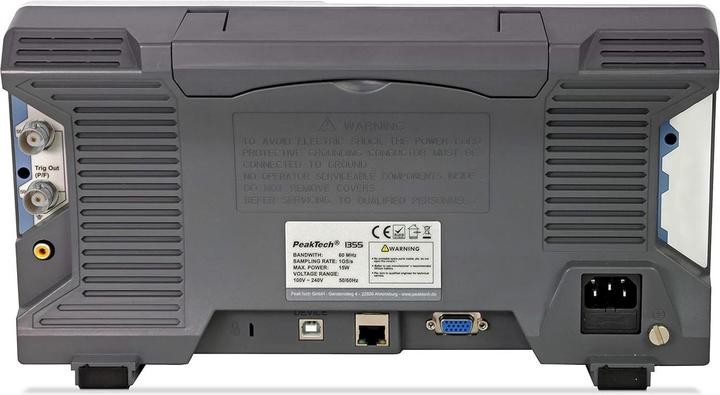 Image du produit Peaktech P 1355 Oscilloscope à mémoire numérique (CAT II)