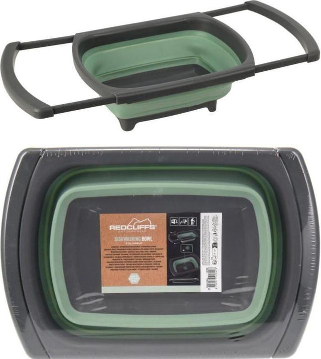 Image du produit Redcliffs Bol à vaisselle pliable vert