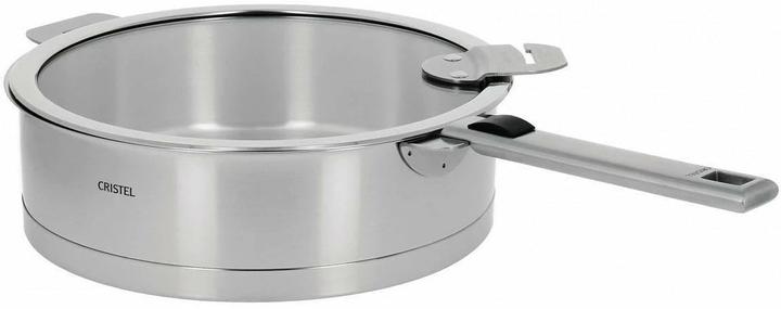 Actual product image Cristel Strate Amovible casserole Ø26cm (26 cm, Casserole + Stewpot, Aluminium, Stainless steel)