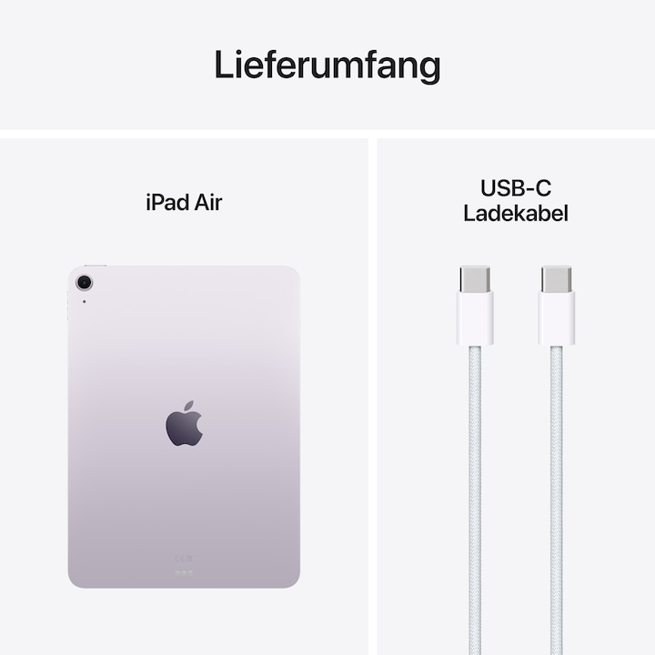 Image du produit Apple iPad Air 11 2025 (M3) (WLAN uniquement, 11", 128 Go, Purple)