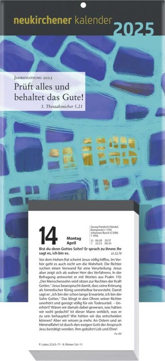 Image du produit Calendrier 2025 - Calendrier détachable avec dos de couverture (Couverture rigide, Allemand)