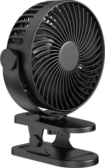 Produktbild Blow Tischventilator mit Clip 15 cm USB + Akku schwarz