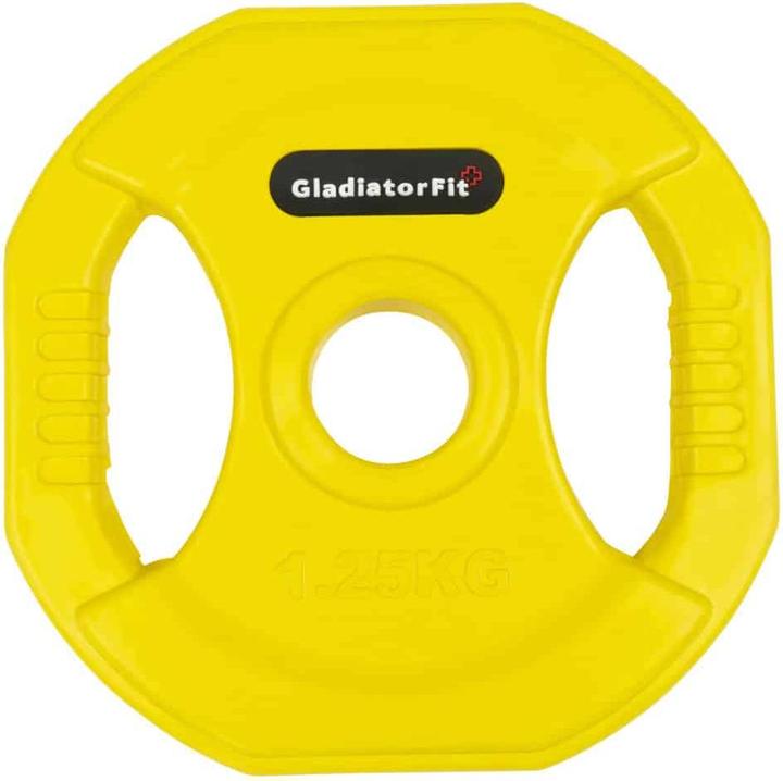 Actual product image Gladiatorfit Weight disc with handles (1 x 1.25 kg)