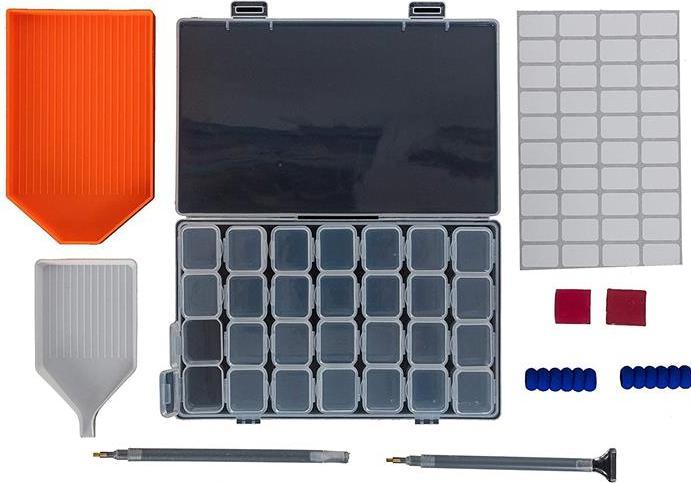 Actual product image Craft Buddy Crystal Art Accessories Box