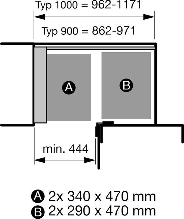 Produktbild Peka Metall Einhängetablare Arena Classic 500 (1 Stk.)