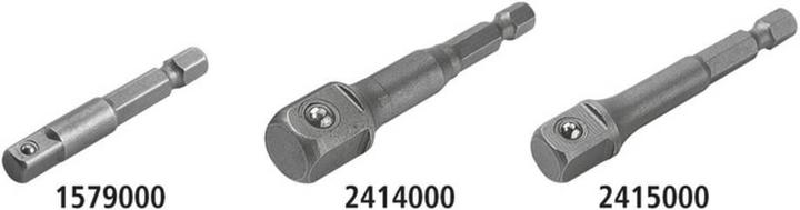 Produktbild wolfcraft wolfcraft 1 Stecknuss-Adapter Aufnahme 1/4, l=50mm (6 mm)