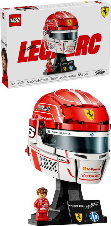 Productafbeelding LEGO Ferrari HP Charles Leclerc helm (43014, LEGO Edities)