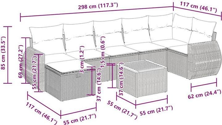 Produktbild vidaXL Magdalena
