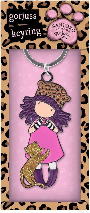 Actual product image Safta Gorjuss Purrrrfect Love Keychains